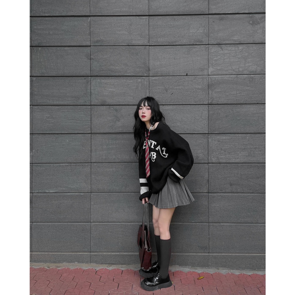 Áo Sweater Dệt Len Cao Cấp MENTAL® ESSENTIAL KNIT SWEATER