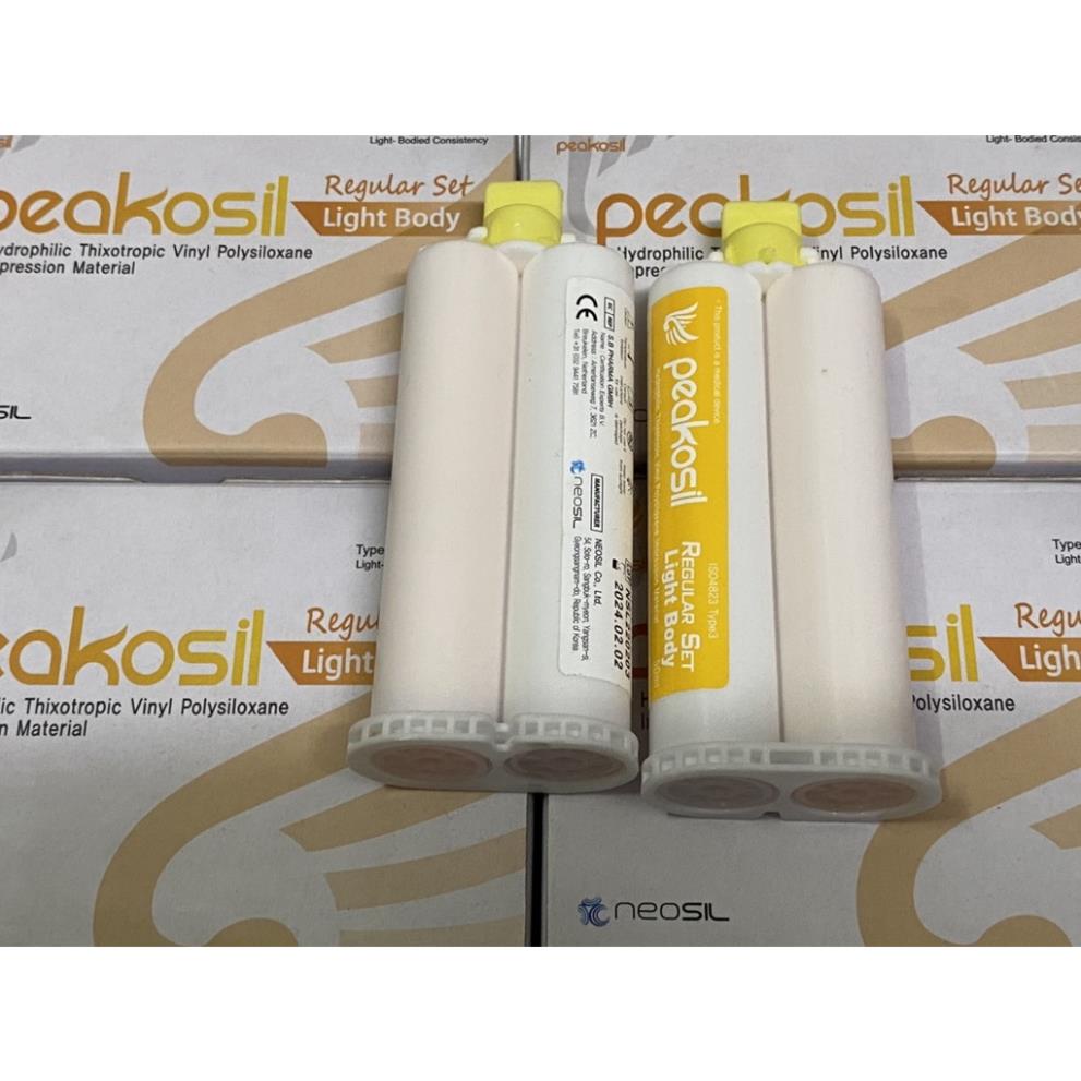 VẬT LIỆU LẤY DẤU RĂNG - SILICONE LỎNG LIGHTBODY PEAKOSIL- HÃNG NEOSIL
