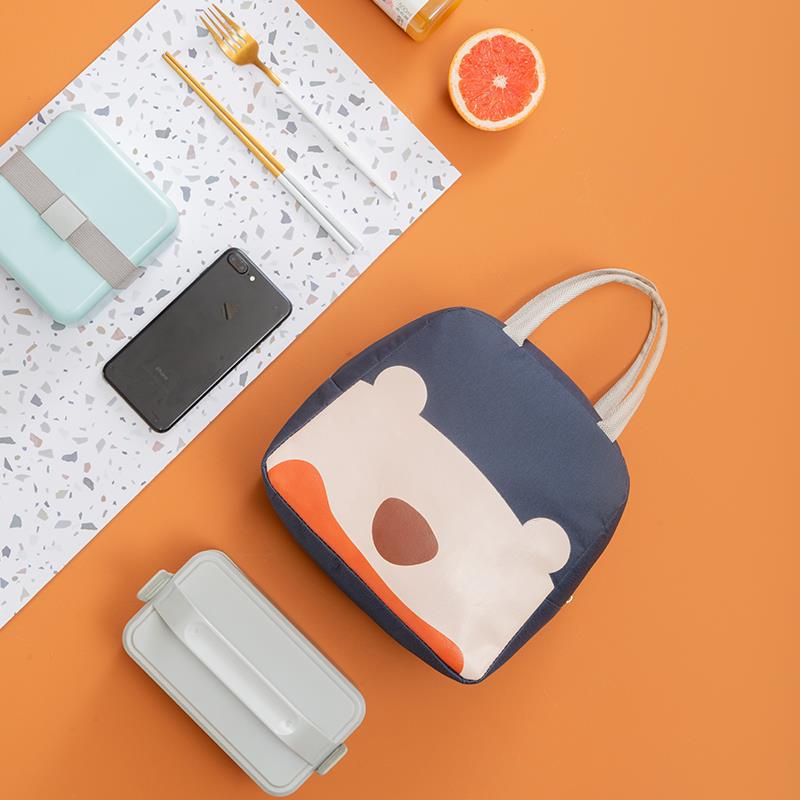 Túi giữ nhiệt hình gấu xinh xắn,túi giữ nhiệt đựng hộp cơm, túi mang cơm - Chống thấm tiện lợi VS STORE