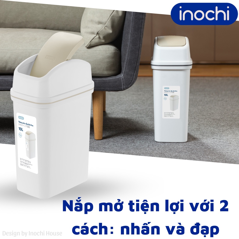 Thùng rác  Nắp Lật 15 Lít Sọt Rác Thông Minh Đẹp Làm Văn Phòng Khách Sạn Đựng Rác Gia Đình