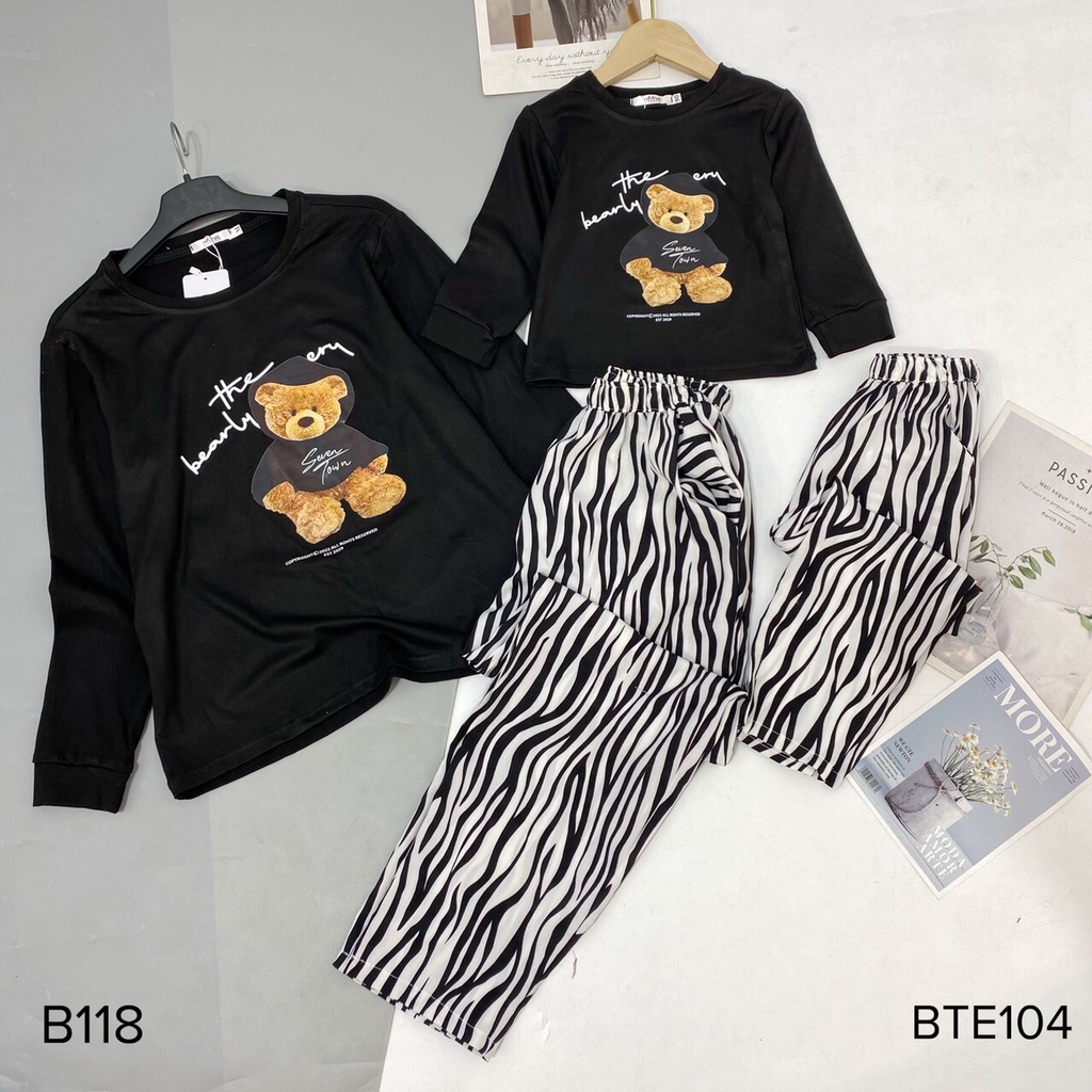 Set bộ Cotton mẹ - bé xinh xỉu luôn