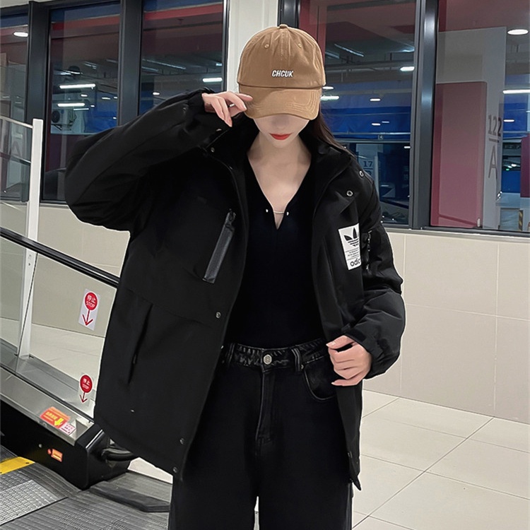 Áo Khoác Phao Adidas 100% Cotton Thời Trang Cho Cặp Đôi