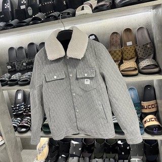 Áo Khoác 2 Lớp Cổ lông,Áo khoác Sơ mi Phối Túi Ngực