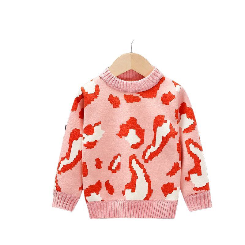 IQ Angel Áo sweater Dệt Kim Lót Lông Cừu Thời Trang Thu Đông Cho Bé Gái