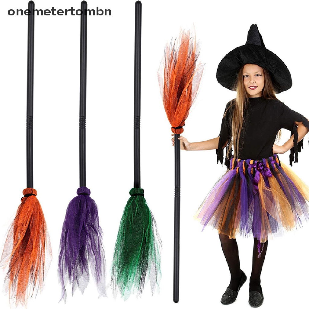 Chổi Phù Thủy Bằng Nhựa Hóa Trang halloween Cho Bé