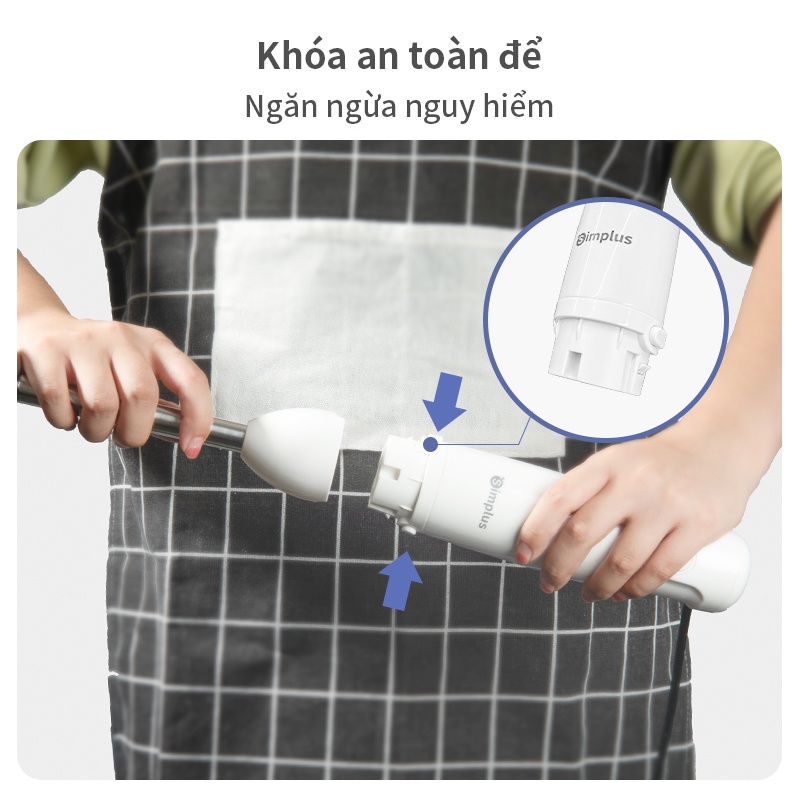 Máy nấu ăn cầm tay Simplus Máy đánh trứng làm bánh tại nhà Máy bổ sung thức ăn cho trẻ em JBBA002