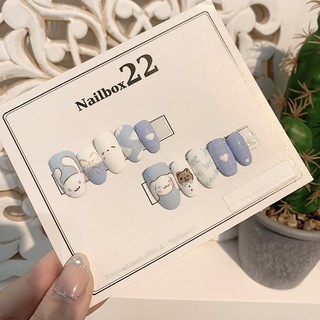 Nailbox -Móng giả thiết kế thủ công Mẫu thiết kế vẽ hoạt hình full 10 ngón cute quá nạ🥰🥰☘️✨