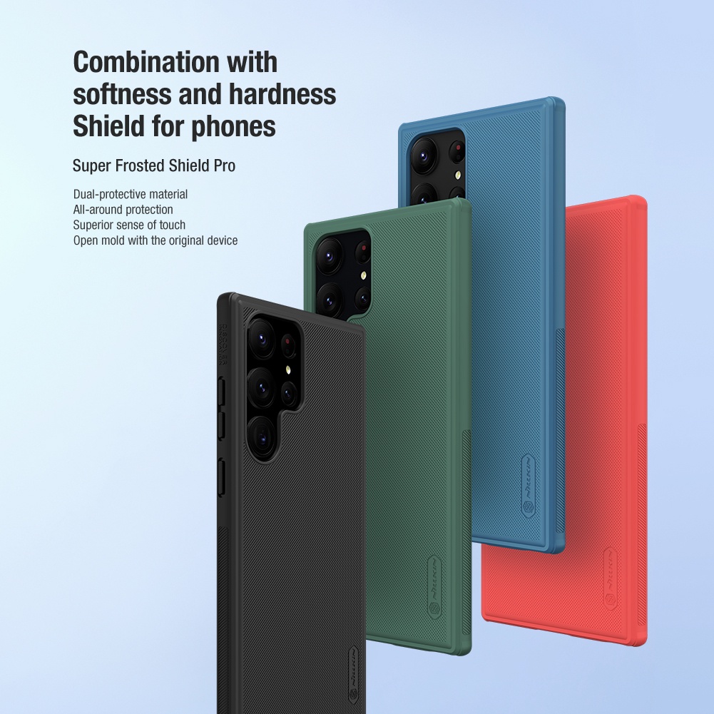 Ốp lưng Samsung S23 Ultra Nillkin Frosted Shield Pro PC Ốp lưng Cho Samsung Galaxy S23+ Plus
