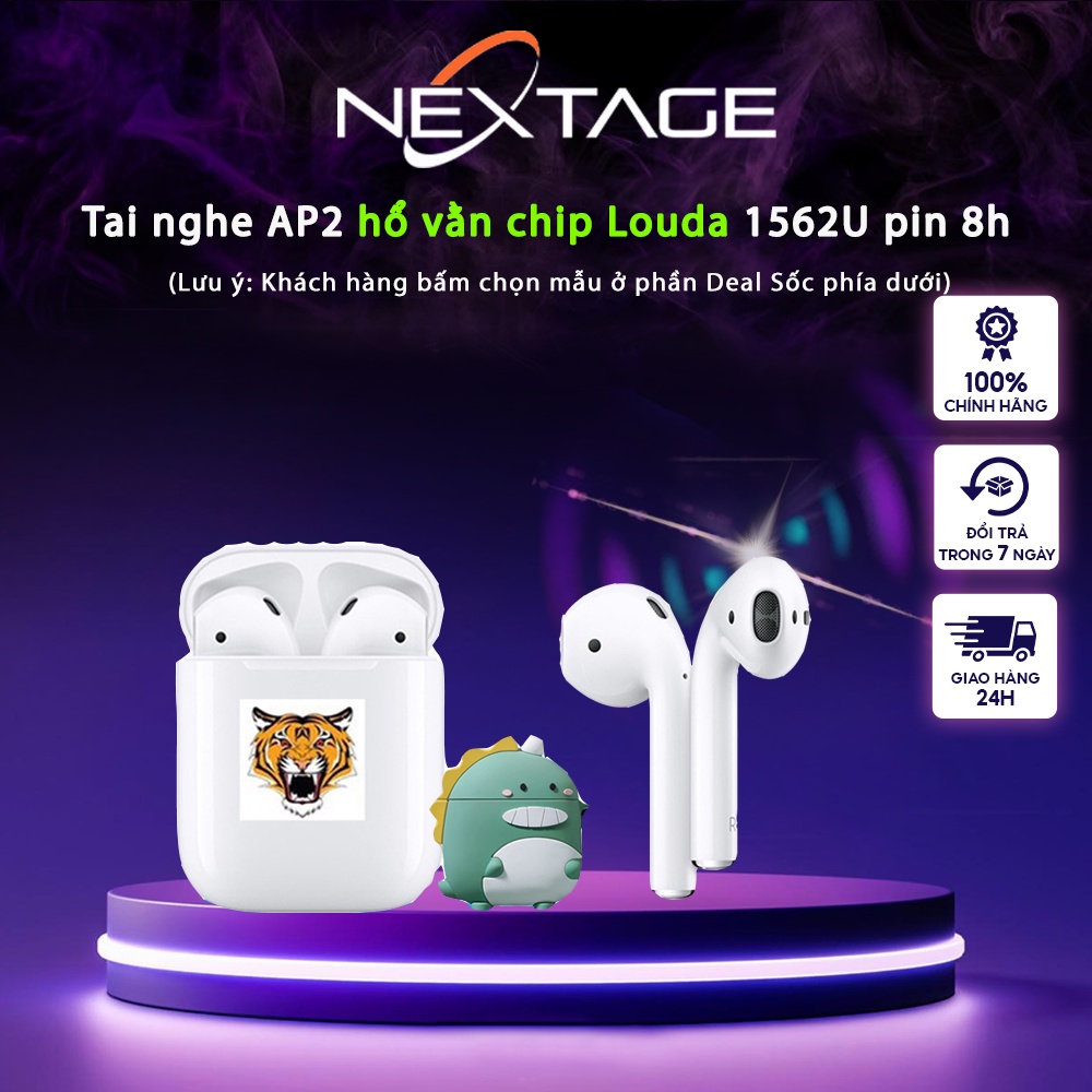 Tai Nghe Bluetooth A.2 Hổ Vằn 1562U Cao Cấp Pin 8H - Check Hồng Ngoại - Full Tính Năng - Vi Trình 4A- Chính Hãng NEXTAGE