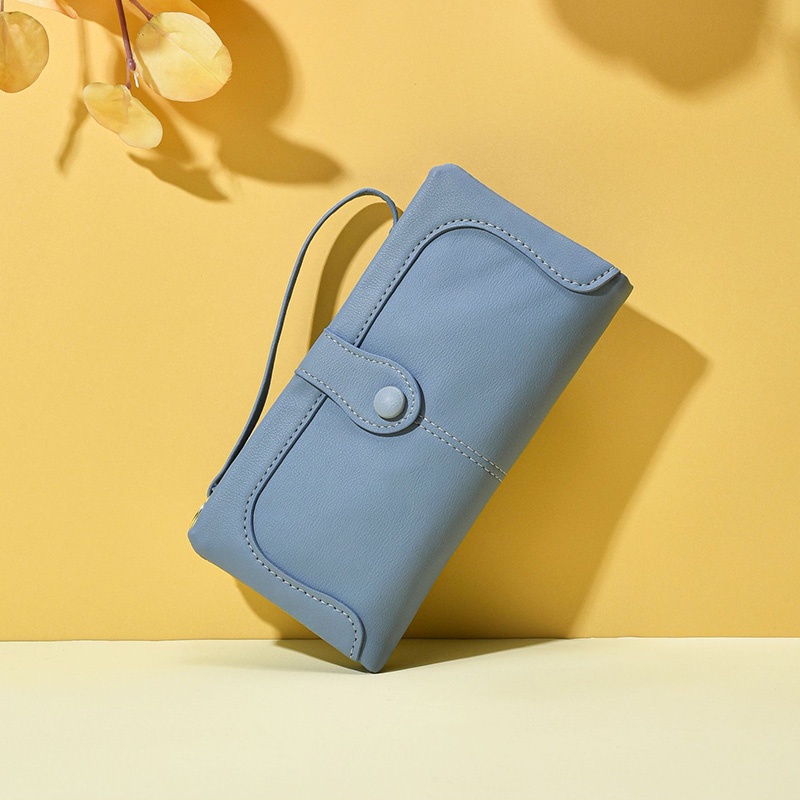 IELGY Ví Dài Gấp Đôi Đa Năng Thời Trang Hàn Quốc Cho Nữ