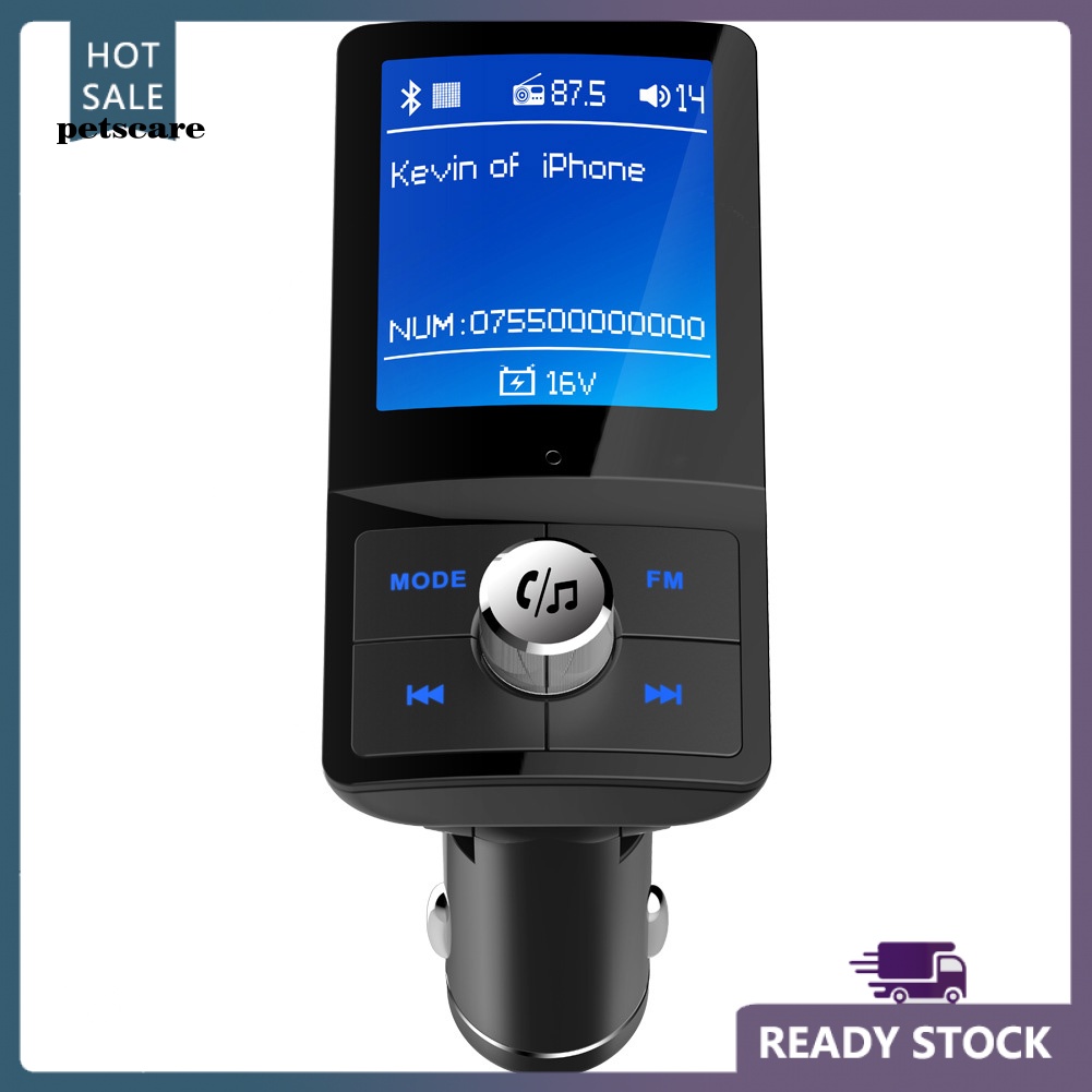 Máy Nghe Nhạc MP3 Kết Nối Bluetooth QCA BC45 Đa Năng Kèm Sạc USB Chuyên Dụng Dành Cho Ô Tô