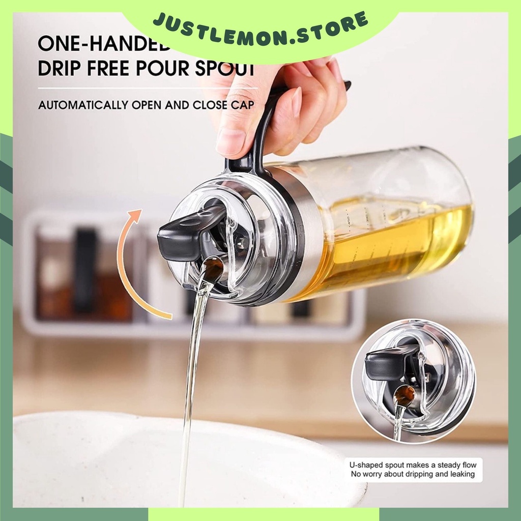 Chai Đựng Dầu Thuỷ Tinh Tự Động 450ml 550ml