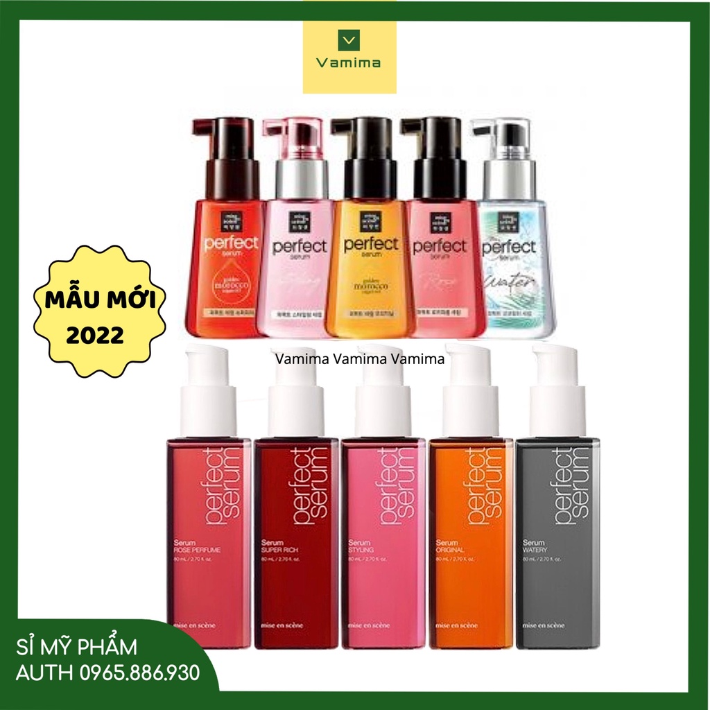 Tinh Chất Dưỡng Tóc Mise En Scene Damage Hair Care Perfect Serum phục hồi, tạo kiểu tóc, dành cho tóc bết