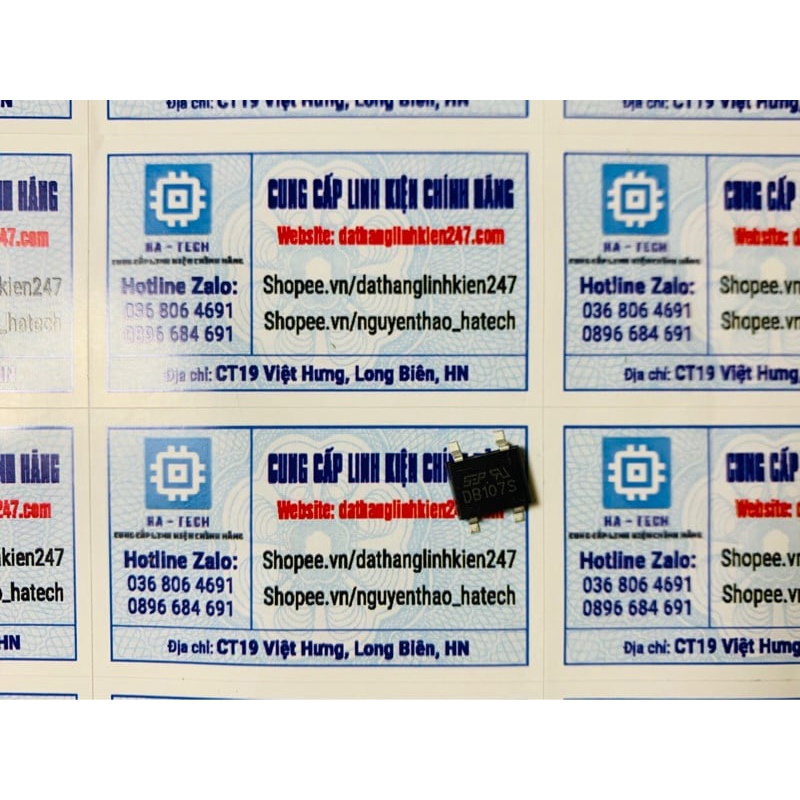 Chỉnh Lưu Cầu - Diode Cầu DB107 107 1A 1000V SOP-4 Mới Chính Hãng