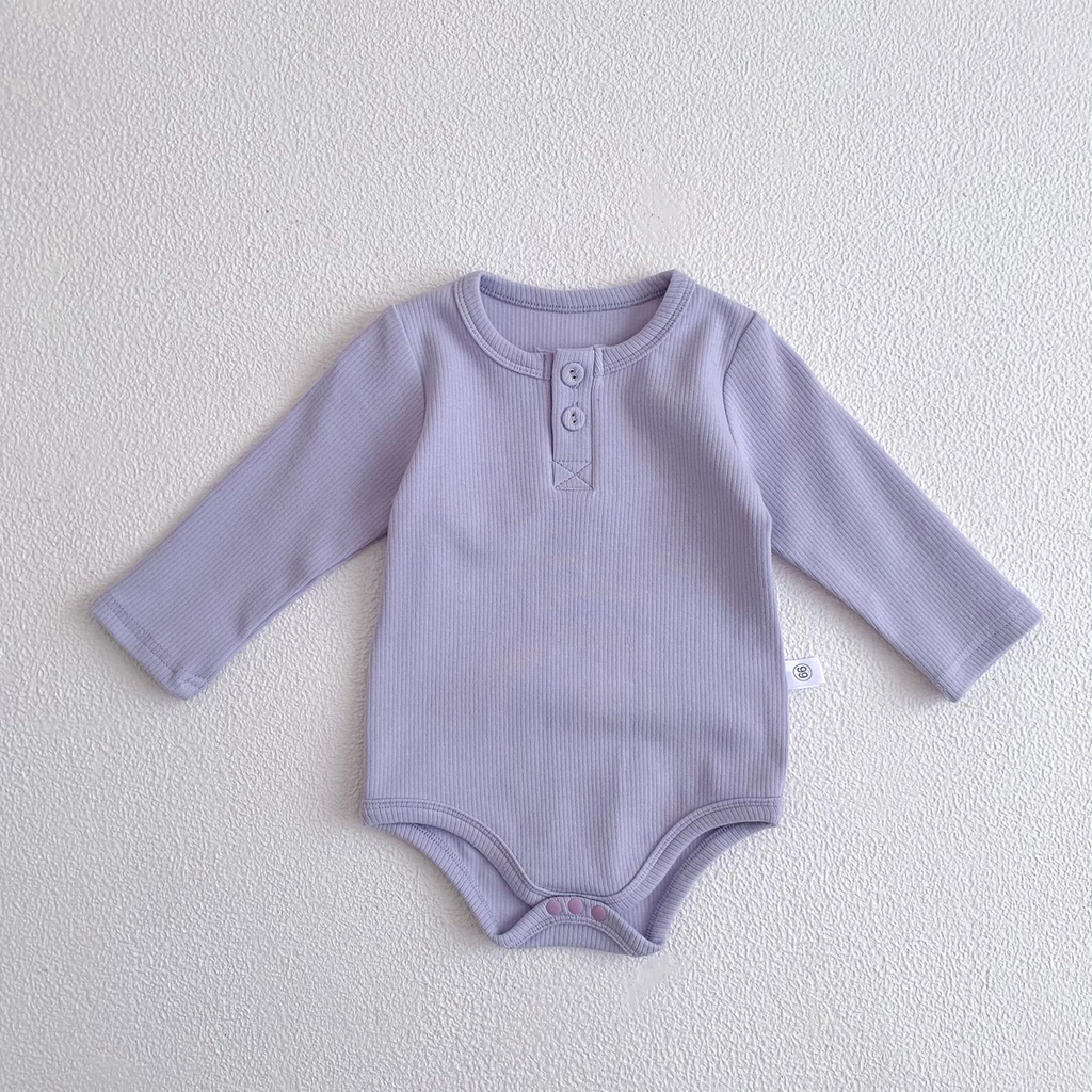 Bộ Đồ Ngủ Liền Thân Tay Dài Họa Tiết Sọc Thời Trang Xuân Thu Dành Cho Bé