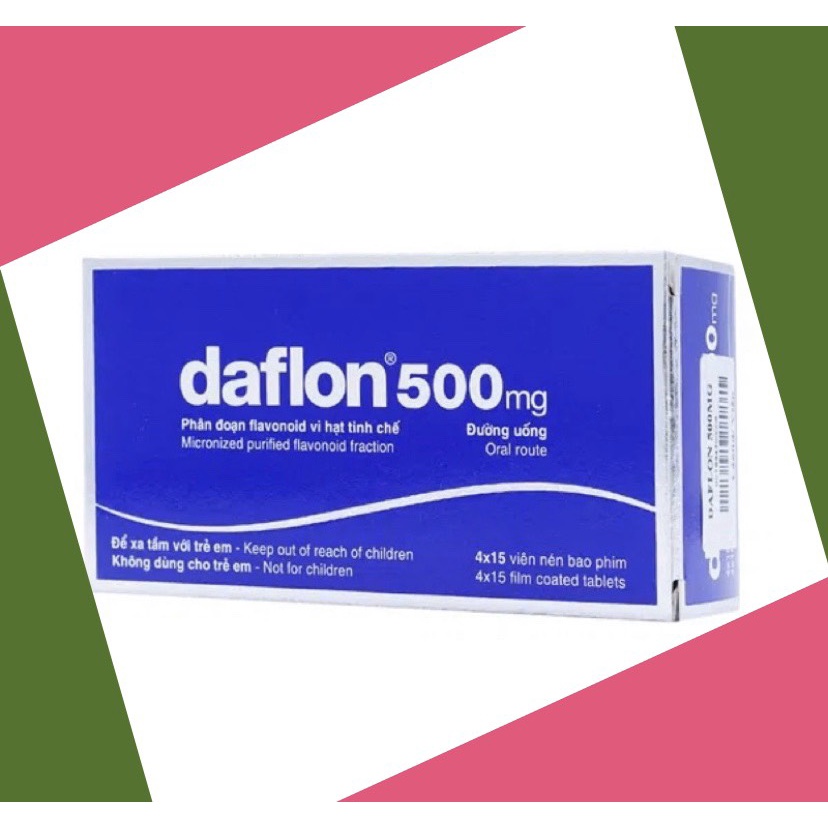 DAFON 500MG HỖ TRỢ GIẢM SUY TĨNH MẠCH CHÂN VÀ LÀM CO BÚI TRĨ