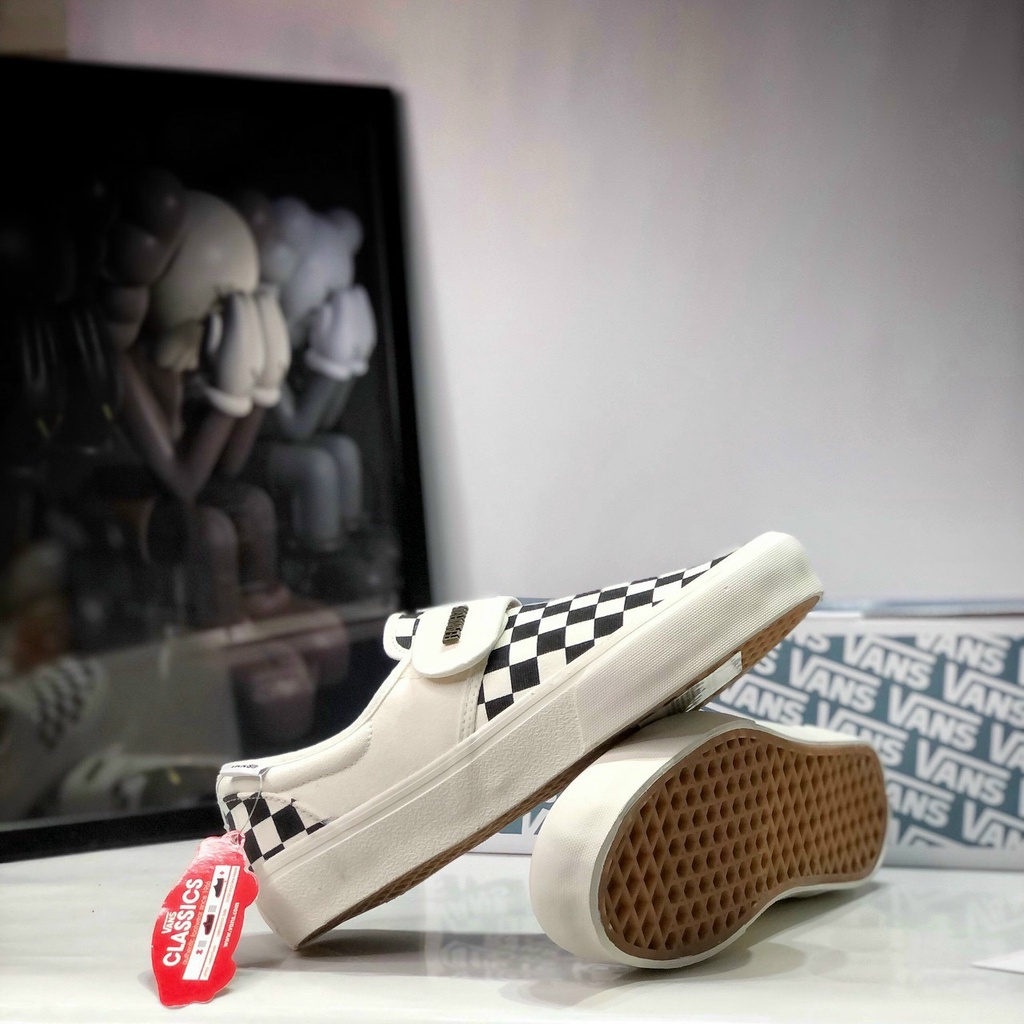 Giày Vans Caro Dán Giầy Nam Xỏ Vans Dán