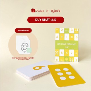 Thẻ học toán thông minh cho bé Nyberg Flash Card 29 thẻ