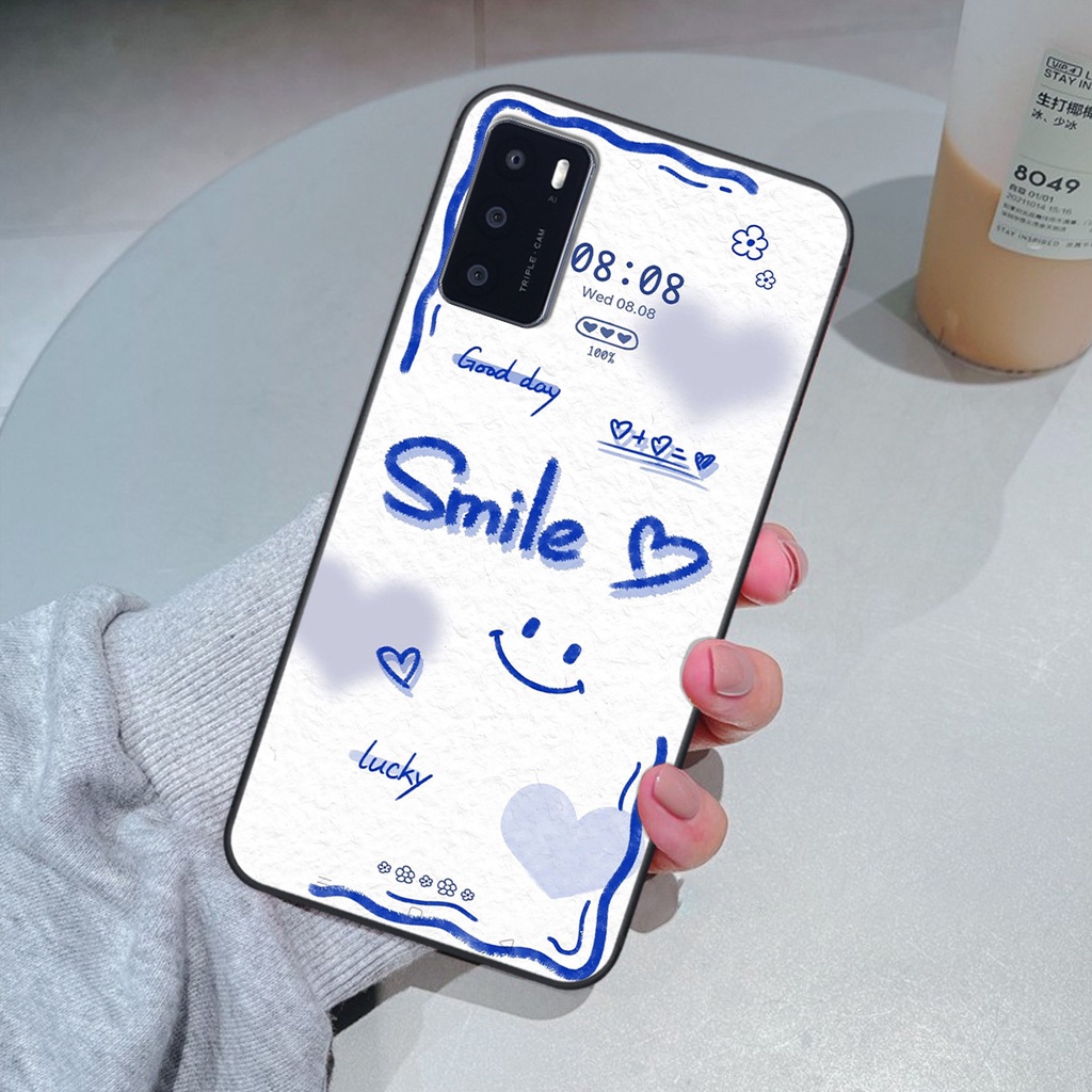 Ốp Oppo A16 in hình gấu vịt caro nhiều màu sắc ngộ nghĩnh dễ thương