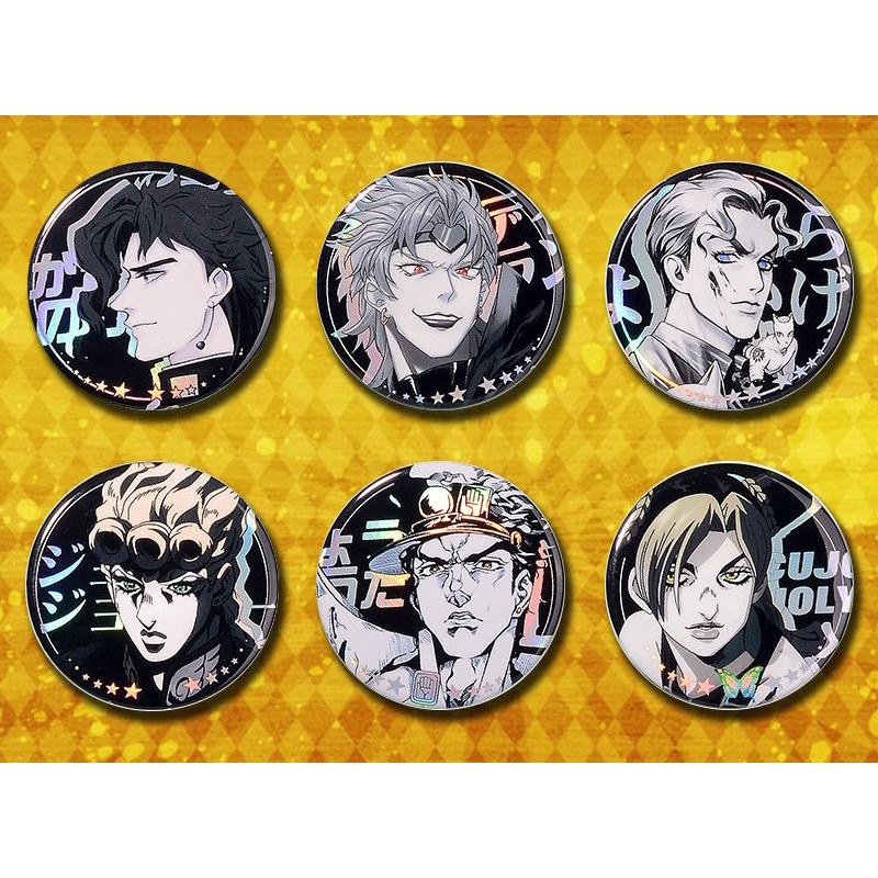 Huy hiệu IN HÌNH JoJo's bizarre adventure Cuộc phiêu lưu bí ẩn ver ĐEN TRẮNG manga anime chibi quà tặng xinh xắn độc đáo
