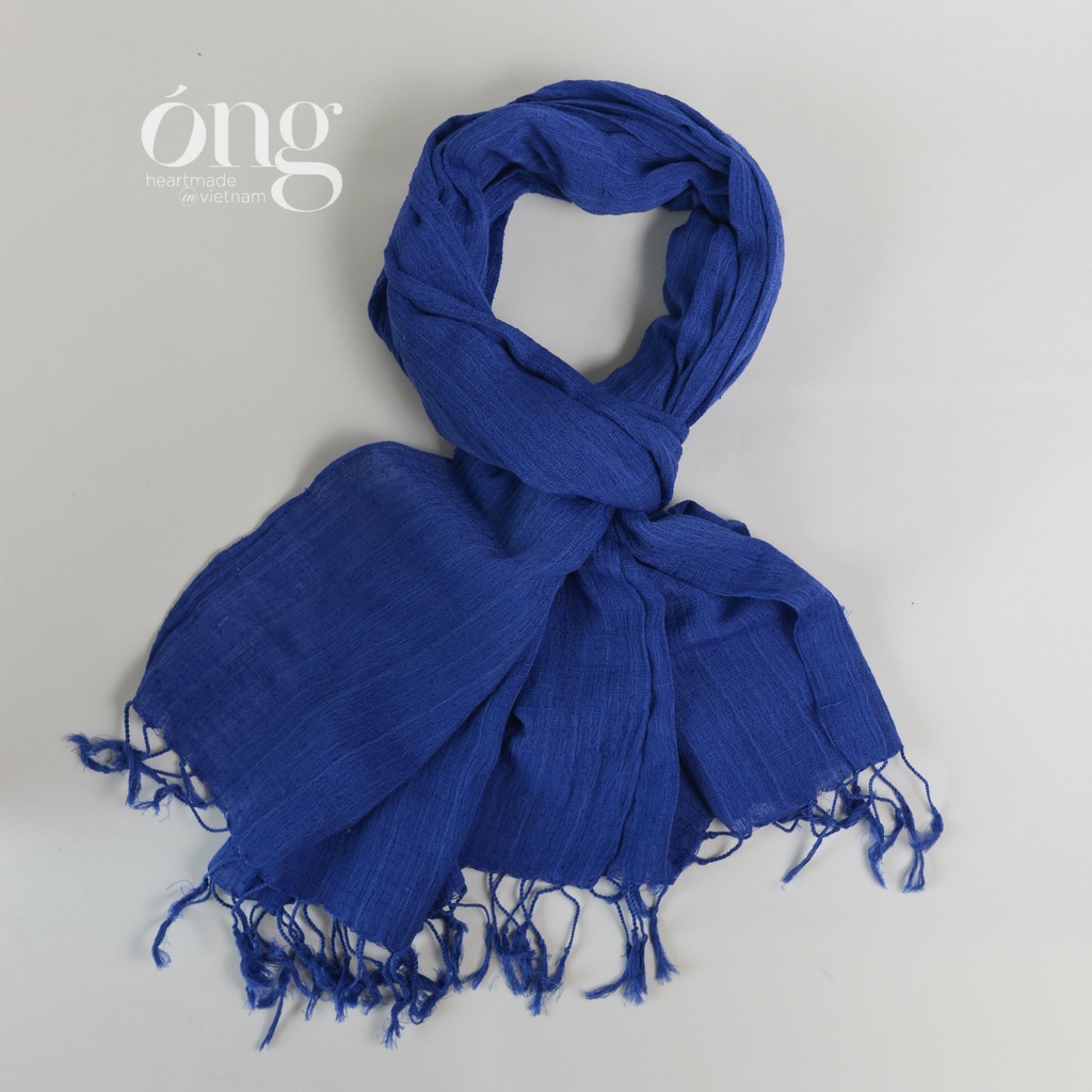 Khăn choàng cổ chất liệu 100% từ sợi tự nhiên của Óng Silk