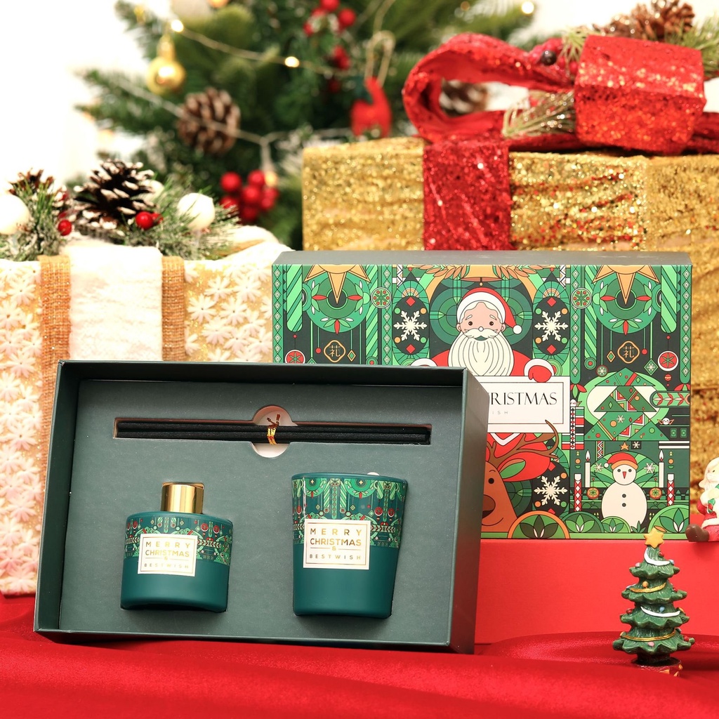 Set nến thơm tinh dầu Santa