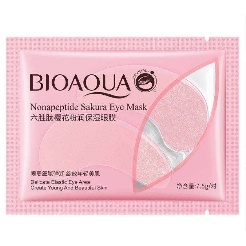 Mặt Nạ Dưỡng Mắt Bioaqua Eye Mask 7.5g, mask mắt nội địa trung