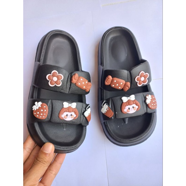 Dép nữ quai ngang.Dép nữ thời trang gắn tickco đẹp