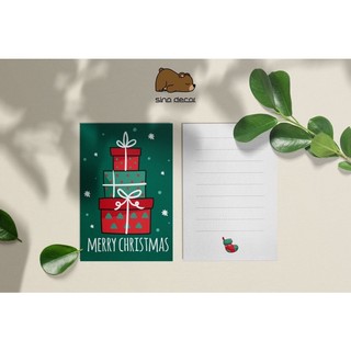 THIỆP NOEL - GIÁNG SINH DỄ THƯƠNG (Kích thước 15x10 kèm bao thiệp )