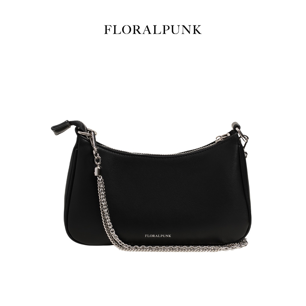 Túi xách Floralpunk Hobo bag màu đen