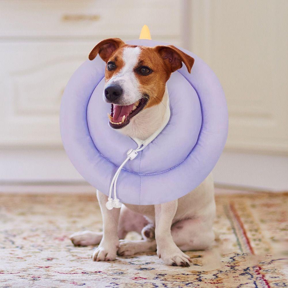 Btlimer Vòng Cổ Tròn Chống Liếm Vòng Tròn Họa Tiết Hoạt Hình Cho Thú Cưng