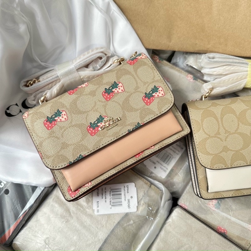 TÚI COẠCH MINI KLARE CROSSBODY  IN SIGNATURE CANVAS