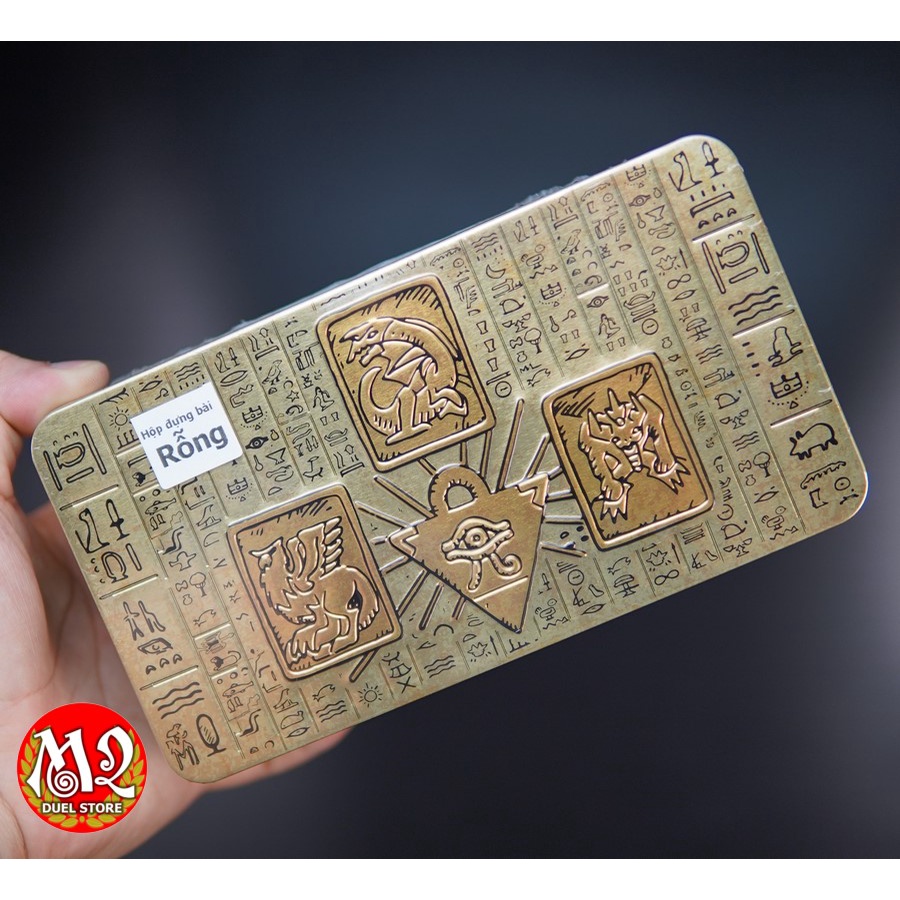 Hộp đựng bài Yugioh rỗng Mega Tin 2022 Tin of the Pharaoh's Gods - Sức chứa khoảng 200 lá bài