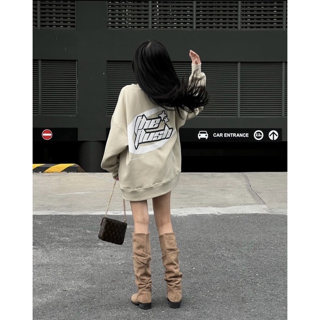 ÁO NỈ DÀI TAY THEFLUSH TFL GENEROSITY SWEATER