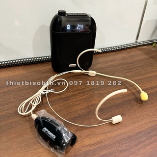 Mic hạt gạo - Micro không dây gài tai hạt gạo Aporo 2.4G chính hãng cao cấp, mic live stream bán hàng online