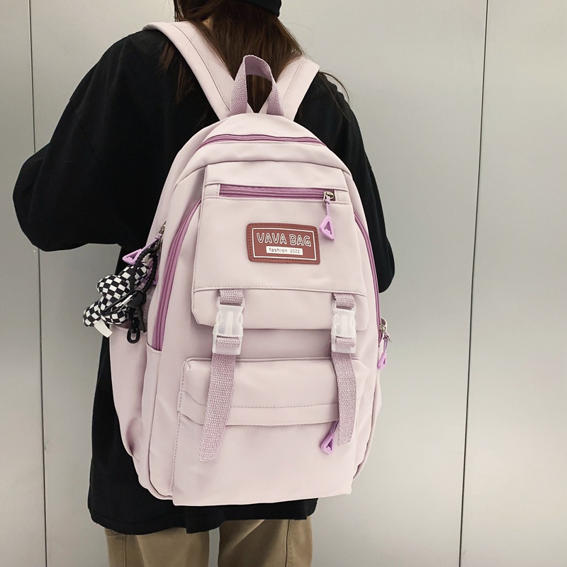 Balo PRETTYZYS sức chứa lớn 14 inch phong cách Hàn Quốc 2022 dành cho giới trẻ