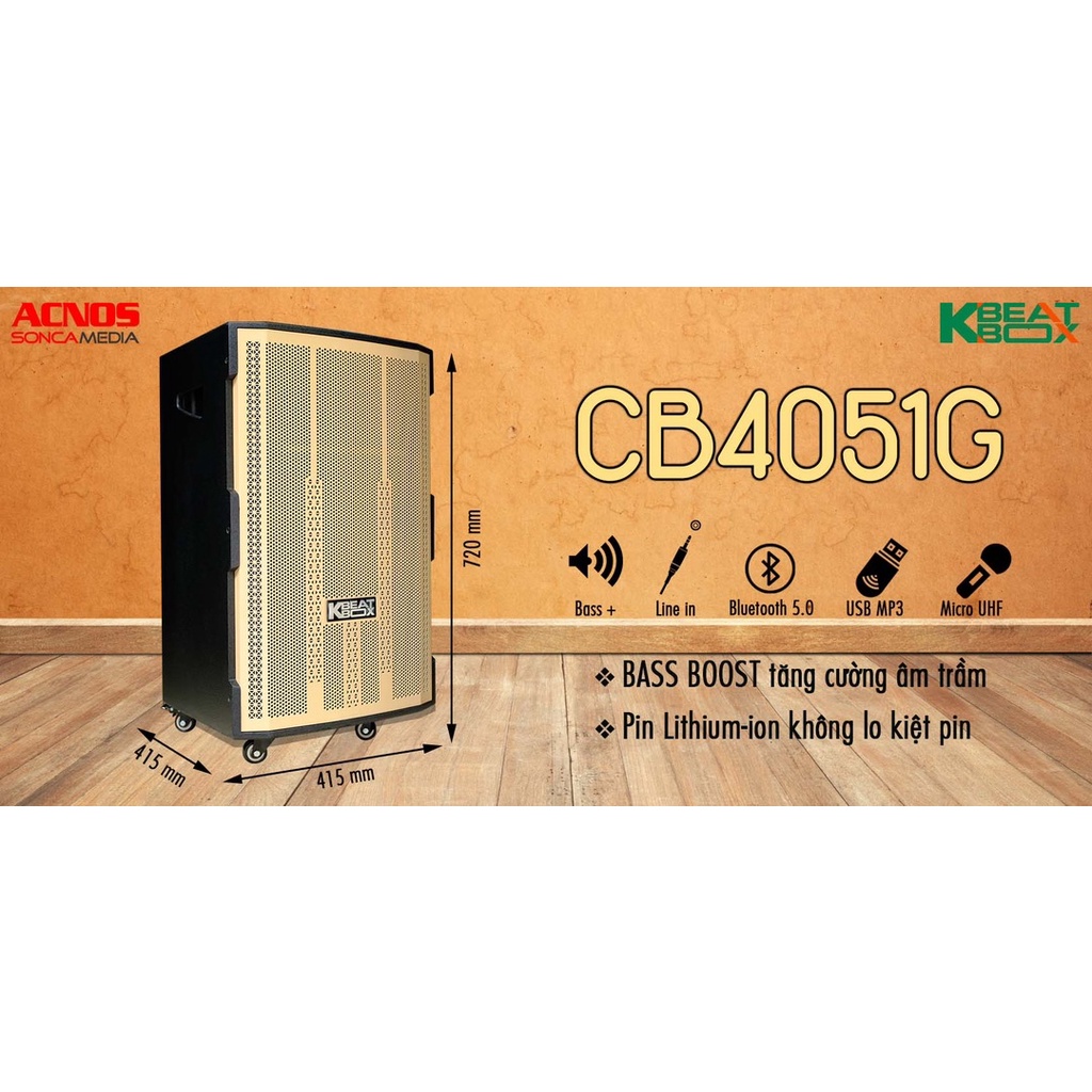 Loa karaoke di động Chính hãng Acnos CB4051G