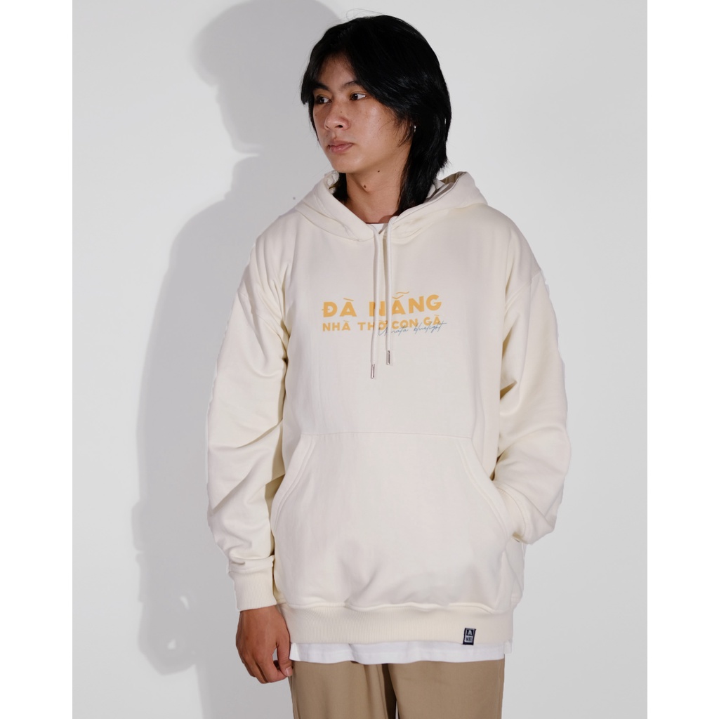 MONATA BLUELIGHT Da Nang - Áo Hoodie Nỉ 100% cotton