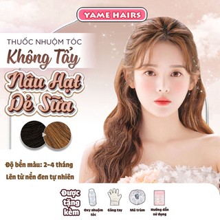 Thuốc nhuộm tóc nâu hạt dẻ không tẩy | yamehairs, yamehair