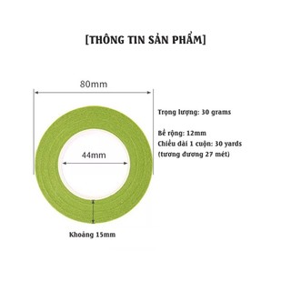 Cuộn Keo Sáp Quấn Cành Hoa Handmade