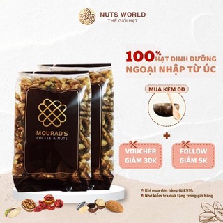 Hạt óc chó úc mourad's - óc chó tăng cường trí não sức khỏe, ăn chay, ăn mặn đều dùng được - thé giới hạt