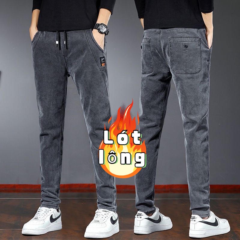 Quần Jeans Nam Lưng Thun Co Dãn Thời Trang Phong Cách A-53554439