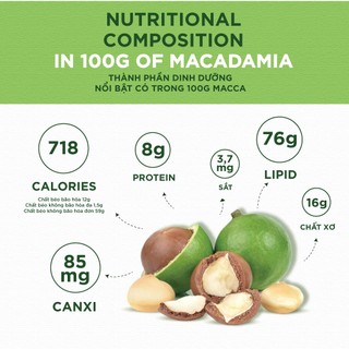 Hạt macca nứt vỏ, hạt mắc ca tách vỏ Úc