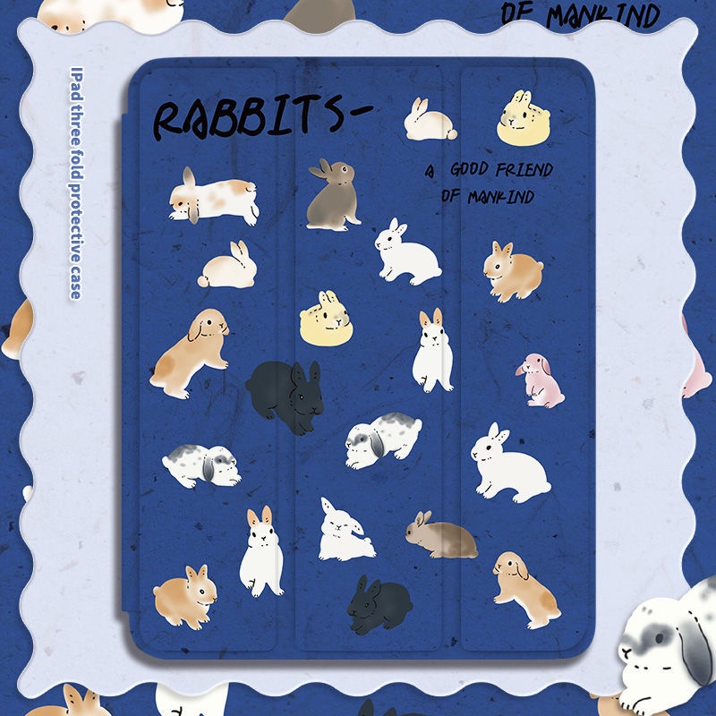 Ốp Máy Tính Bảng Họa Tiết Hoạt Hình Cho iPad GEN7 / 8 / 9 10.2 "GEN10 10.9" Pro11 "Pro12.9" 2022 Air4 Air5 Air3 mini6