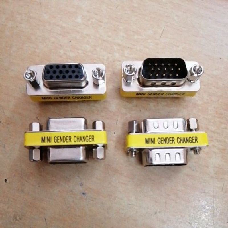Đầu nối dây cáp Vga dùng để nối 2 đầu dây vga