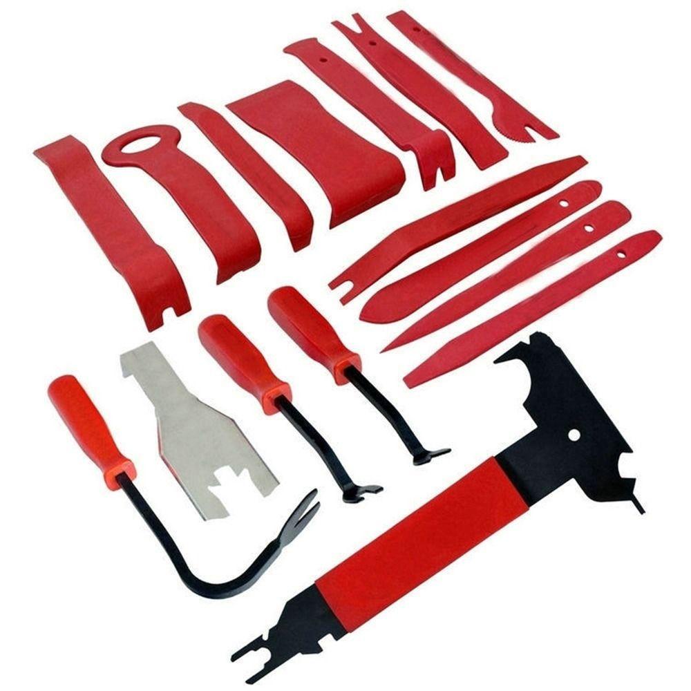 Set 24 / 31 Dụng Cụ Tháo Gỡ Bảng Điều Khiển Xe Hơi 31 Món Bằng Nhựa Tiện Dụng