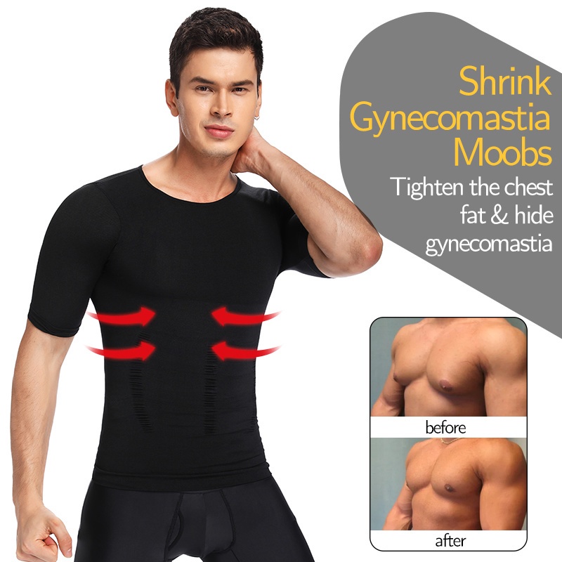 Áo Định Hình Cơ Thể Co Giãn Ôm Dáng Dành Cho Nam