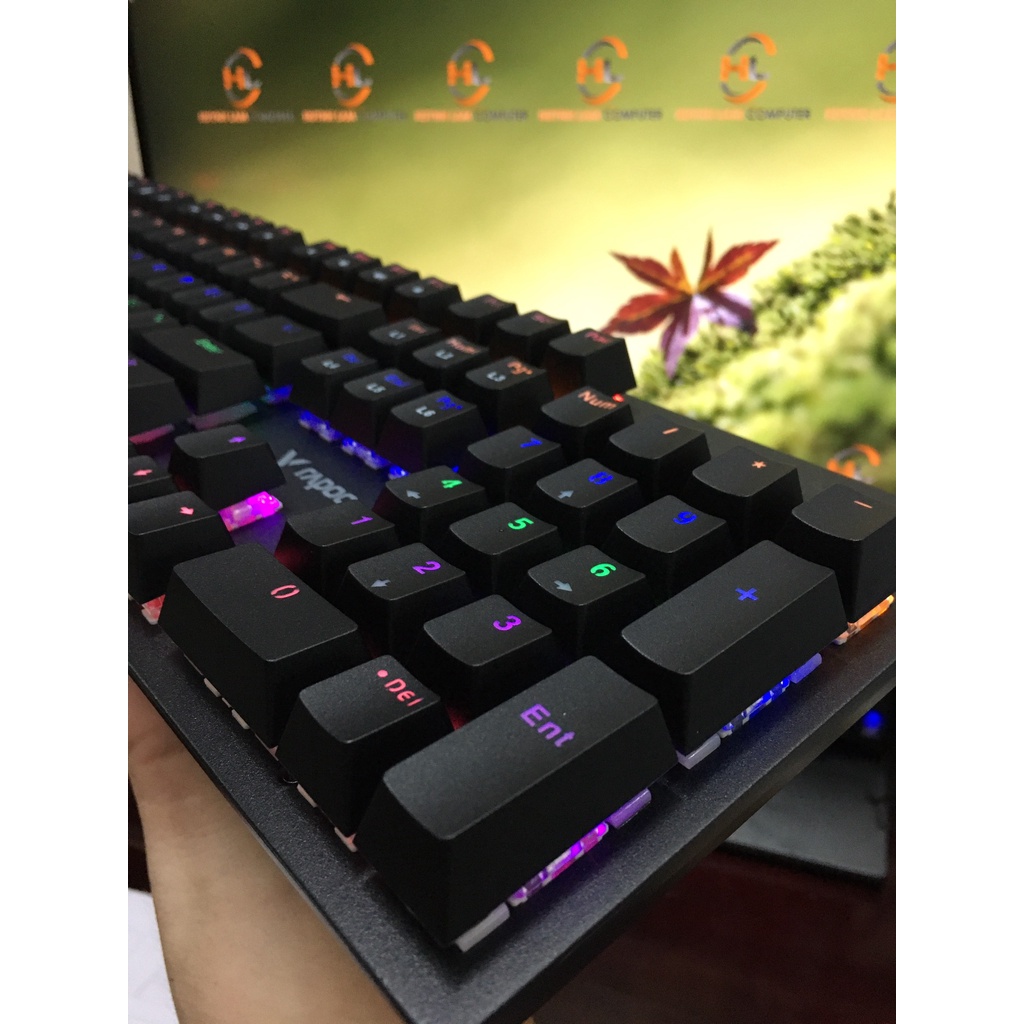 Phím cơ Rapoo V500SE Blue Switch Led Rainbow - Nam Thành phân phối