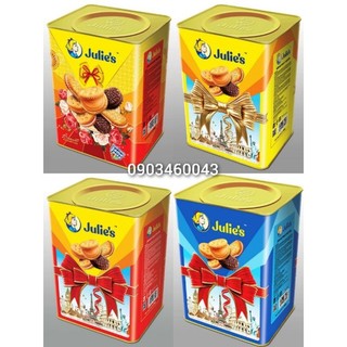 Bánh  quy Malaysia Julie's hộp  thiết sang trọng 500g