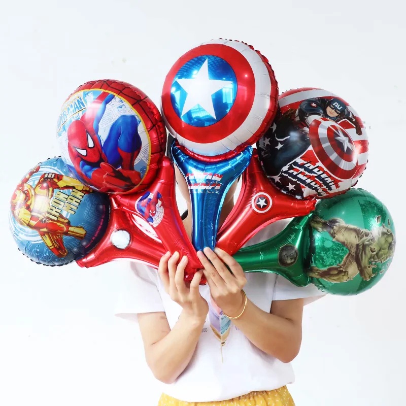 Gậy Bong Bóng Bằng Nhôm Hình Siêu Anh Hùng Avengers Iron Man Avengers